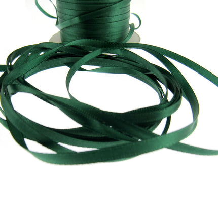 Thin Satin Ribbon - 10 Meter Lengths - Big Colour Range -3mm Double Faced Ribbon - ThreadandTrimmings