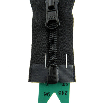 YKK SLEEPING BAG ZIP with REVERSIBLE ZIP PULLER - 245cm / 96 " - #5 ZIP CHAIN - ThreadandTrimmings