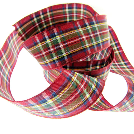 Scottish Tartan Ribbon Black Watch, Cameron, Buchanan, Mackenzie, Dress Stuart - ThreadandTrimmings
