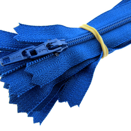 YKK Nylon Zips Closed End Autolock Zips 12", 14" & 16" Choose From 32 Colours - ThreadandTrimmings