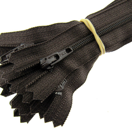YKK Nylon Zips Closed End Autolock Zips 12", 14" & 16" Choose From 32 Colours - ThreadandTrimmings