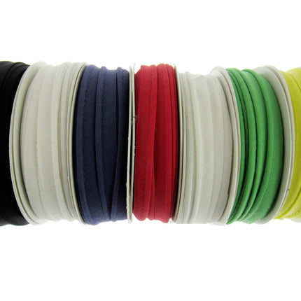 Bias Cotton Piping Cord Insertion Trim with Flange 7 Colours Choose Pack Size - ThreadandTrimmings