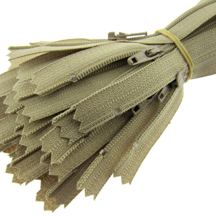 YKK Nylon Zips Closed End Zips Pockets 4" / 5 " / 6" / 7" Skirt Trouser Pouch - ThreadandTrimmings