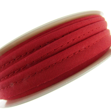 Bias Cotton Piping Cord Insertion Trim with Flange 7 Colours Choose Pack Size - ThreadandTrimmings