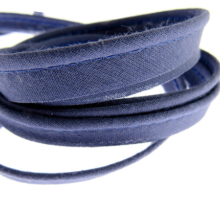 Bias Cotton Piping Cord Insertion Trim with Flange 7 Colours Choose Pack Size - ThreadandTrimmings