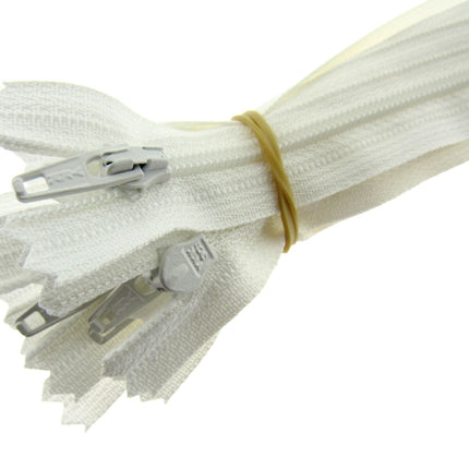 YKK Nylon Zips Closed End Autolock Zips 12", 14" & 16" Choose From 32 Colours - ThreadandTrimmings