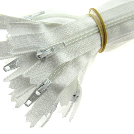 YKK Nylon Zips Closed End Autolock Zips 12", 14" & 16" Choose From 32 Colours - ThreadandTrimmings