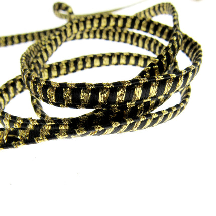 Lurex President Braid Four Colours Available 8mm Wide - ThreadandTrimmings