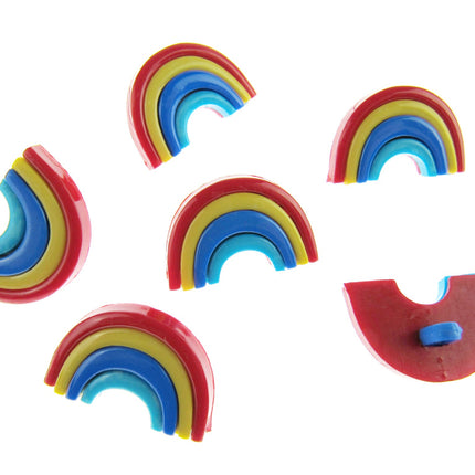 Rainbow Buttons with Shank 25mm Great for LGBTQ Pride Costumes Choose Pack