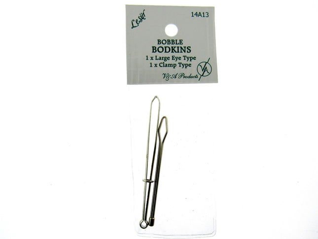Bodkins - 2 Piece card - 1 x Clamp & 1 x Eye Type
