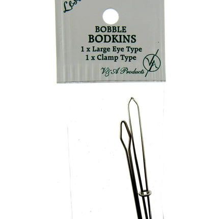 Bodkins - 2 Piece card - 1 x Clamp & 1 x Eye Type