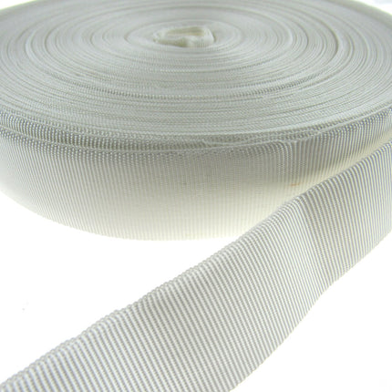 Curved Petersham For Low Waistline Skirts & Trousers - 25mm - Black or White - ThreadandTrimmings