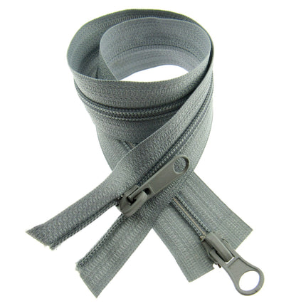 Two Way Nylon Open End Zip - 19" - (48cm) No 5 Chain - 19 Colours Available - ThreadandTrimmings