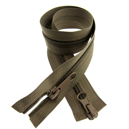 Two Way Nylon Open End Zip - 19" - (48cm) No 5 Chain - 19 Colours Available - ThreadandTrimmings