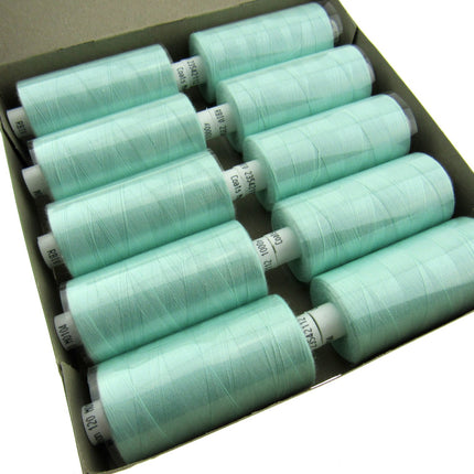Coats Moon Sewing Thread 10 Reel Boxes Choose From 40 Colours 1000 Yards - ThreadandTrimmings
