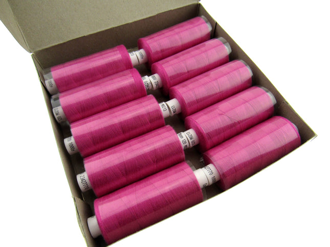 Coats Moon Sewing Thread 10 Reel Boxes Choose From 40 Colours 1000 Yards - ThreadandTrimmings