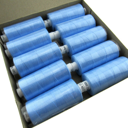 Coats Moon Sewing Thread 10 Reel Boxes Choose From 40 Colours 1000 Yards - ThreadandTrimmings