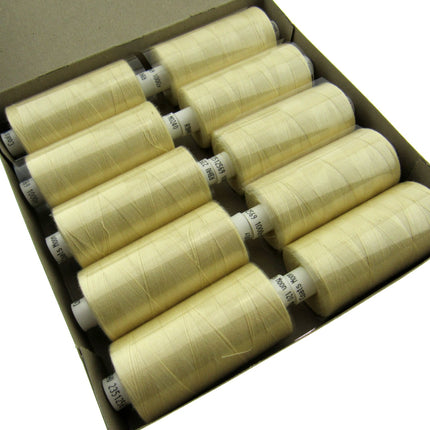 Coats Moon Sewing Thread 10 Reel Boxes Choose From 40 Colours 1000 Yards - ThreadandTrimmings