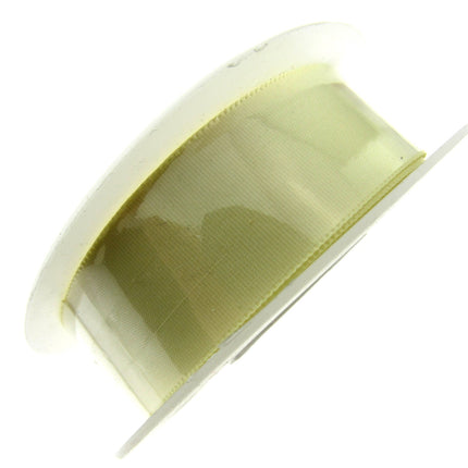 Satin Ribbon with Woven Edge - Single Sided -25mm - Satin Ribbon - 20 Meter Roll