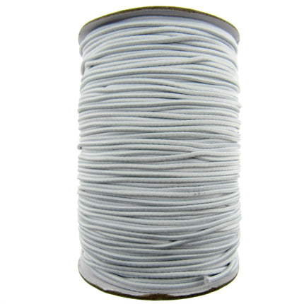 Thin Round Elastic Hat Elastic by Habicraft 1mm 1.5mm 2mm 3mm In Black or White - ThreadandTrimmings