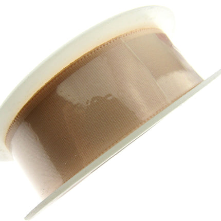 Satin Ribbon with Woven Edge - Single Sided -25mm - Satin Ribbon - 20 Meter Roll
