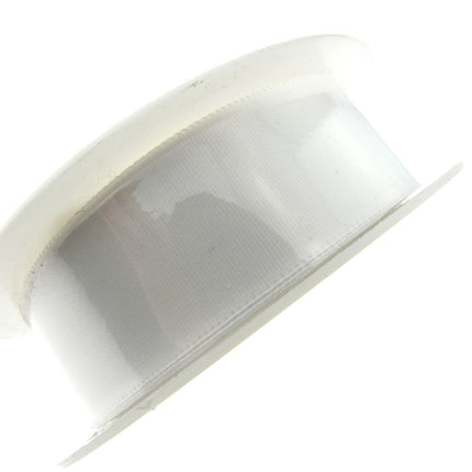 Satin Ribbon with Woven Edge - Single Sided -25mm - Satin Ribbon - 20 Meter Roll