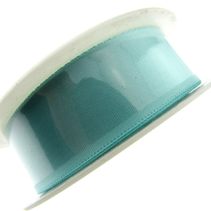 Satin Ribbon with Woven Edge - Single Sided -25mm - Satin Ribbon - 20 Meter Roll