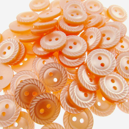 Round Milled Edge Baby Buttons Ideal Knit & Baby Wear Buttons 7 Colours - ThreadandTrimmings