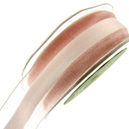 5m x 25mm Nylon Chiffon Ribbon by MAY ARTS - UNICORN Colours - Clearance Ribbon - ThreadandTrimmings