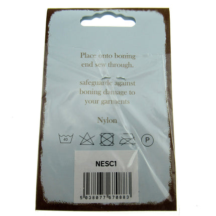 Metal Boning End Caps - 25 Pieces Per Pack - Size 10mm