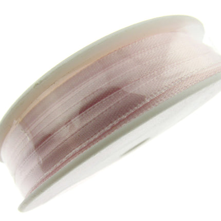 Thin Satin Ribbon 3mm Double Faced Satin Ribbon Woven Edge 50 Meter Roll - ThreadandTrimmings