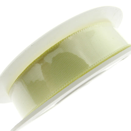 Satin Ribbon Single Sided Woven Edge - 15mm - 20 Meter Roll - ThreadandTrimmings