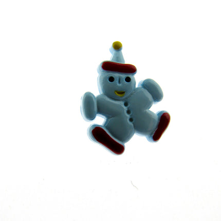 Clown Buttons Hand Painted Plastic Children's Shank Buttons Clothing 15mm CN8