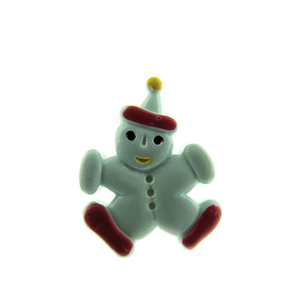 Clown Buttons Hand Painted Plastic Children's Shank Buttons Clothing 15mm CN8