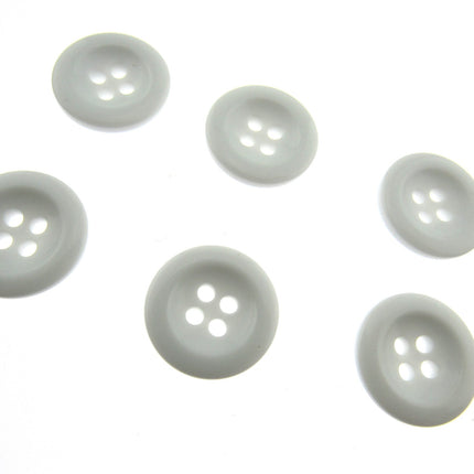 Round Trouser Buttons with Four Holes 18mm (11/16") 7 Colours Available P102 - ThreadandTrimmings