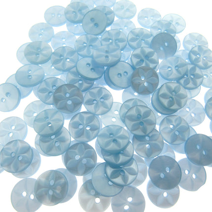 Round Baby Star Buttons 100 Button Per Packs Choice of Colours & Sizes - ThreadandTrimmings