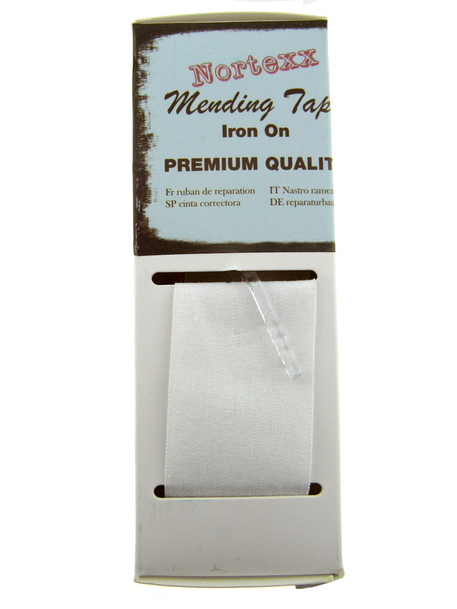 Iron On Cotton Mending Repair Tape - Measured & Cut From Factory Fresh Roll 35mm - ThreadandTrimmings