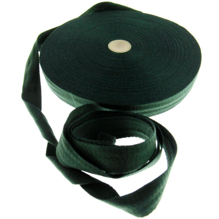 Soft Cotton Rich Herringbone Twill Webbing Strap For Bags - 25mm Wide - ThreadandTrimmings
