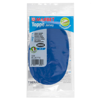 Iron on Jersey Patch Stretch Sportswear by Marbet Ideal For Knitwear Clothing - ThreadandTrimmings