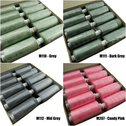 Coats Moon Sewing Thread Any 5 x Assorted Reels of 1000m Pick Your Own Colours - ThreadandTrimmings