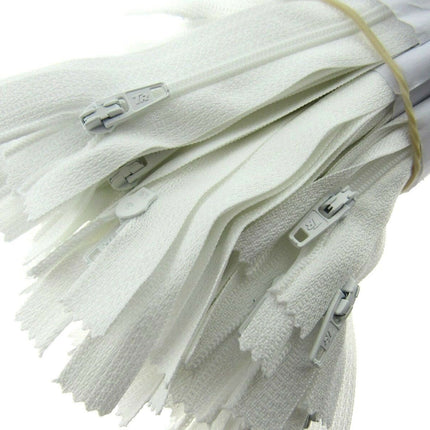 Nylon Closed End Zips 9" - 23cm / 26 Colours / Matching Zip Puller /Trebla Brand