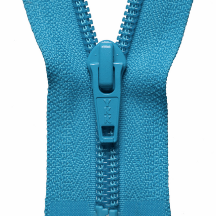 YKK Nylon Open End Zips 10" 12" 14" 16" 5mm Teeth 25 Colours - ThreadandTrimmings