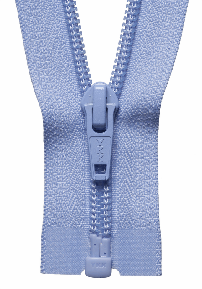 YKK Nylon Open End Zips - Col 268 - Iris - ThreadandTrimmings