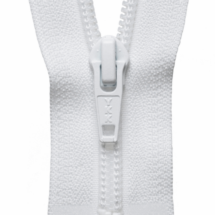 YKK Nylon Open End Zips 26" 28" 30" 32" 5mm Teeth 25 Colours - ThreadandTrimmings
