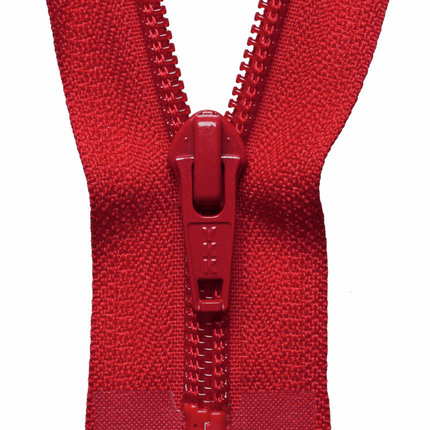 YKK Nylon Open End Zips 10" 12" 14" 16" 5mm Teeth 25 Colours - ThreadandTrimmings