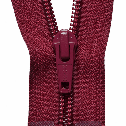 YKK Nylon Open End Zips 10" 12" 14" 16" 5mm Teeth 25 Colours - ThreadandTrimmings