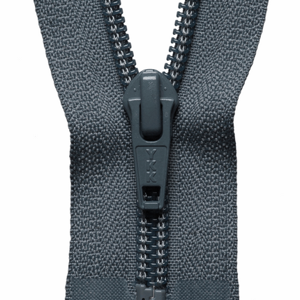 YKK Nylon Open End Zips 10" 12" 14" 16" 5mm Teeth 25 Colours - ThreadandTrimmings
