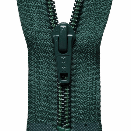 YKK Nylon Open End Zips 10" 12" 14" 16" 5mm Teeth 25 Colours - ThreadandTrimmings