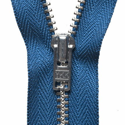 Metal Trouser Zips with Strong Metal Teeth by YKK Autolock Slider 6" 7" 8" 9" - ThreadandTrimmings