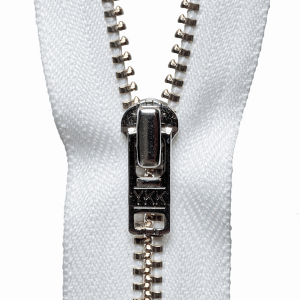 Metal Trouser Zips with Strong Metal Teeth by YKK Autolock Slider 6" 7" 8" 9" - ThreadandTrimmings